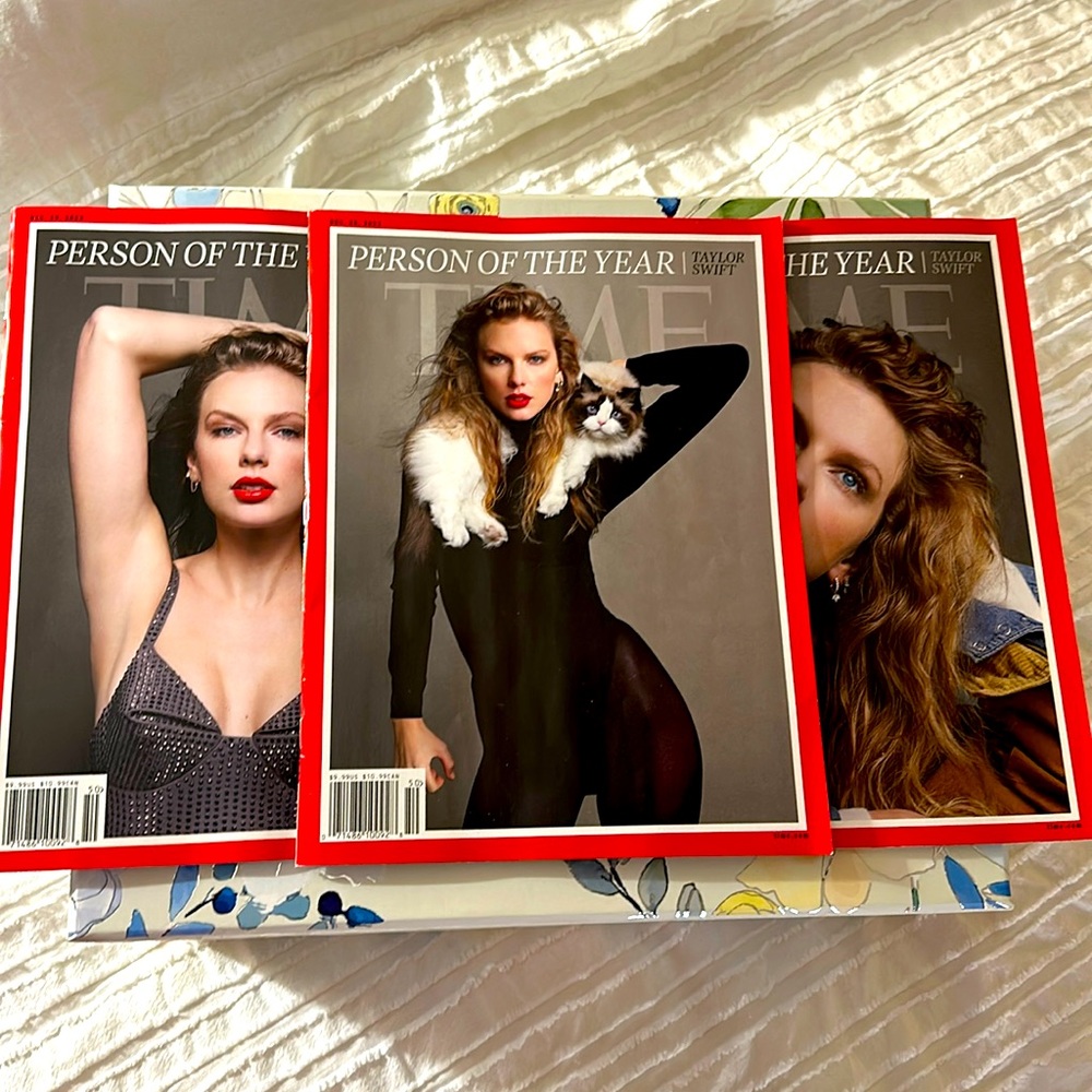 TIME magazine Person of the Year Taylor Swift - All 3 Magazines - RARE